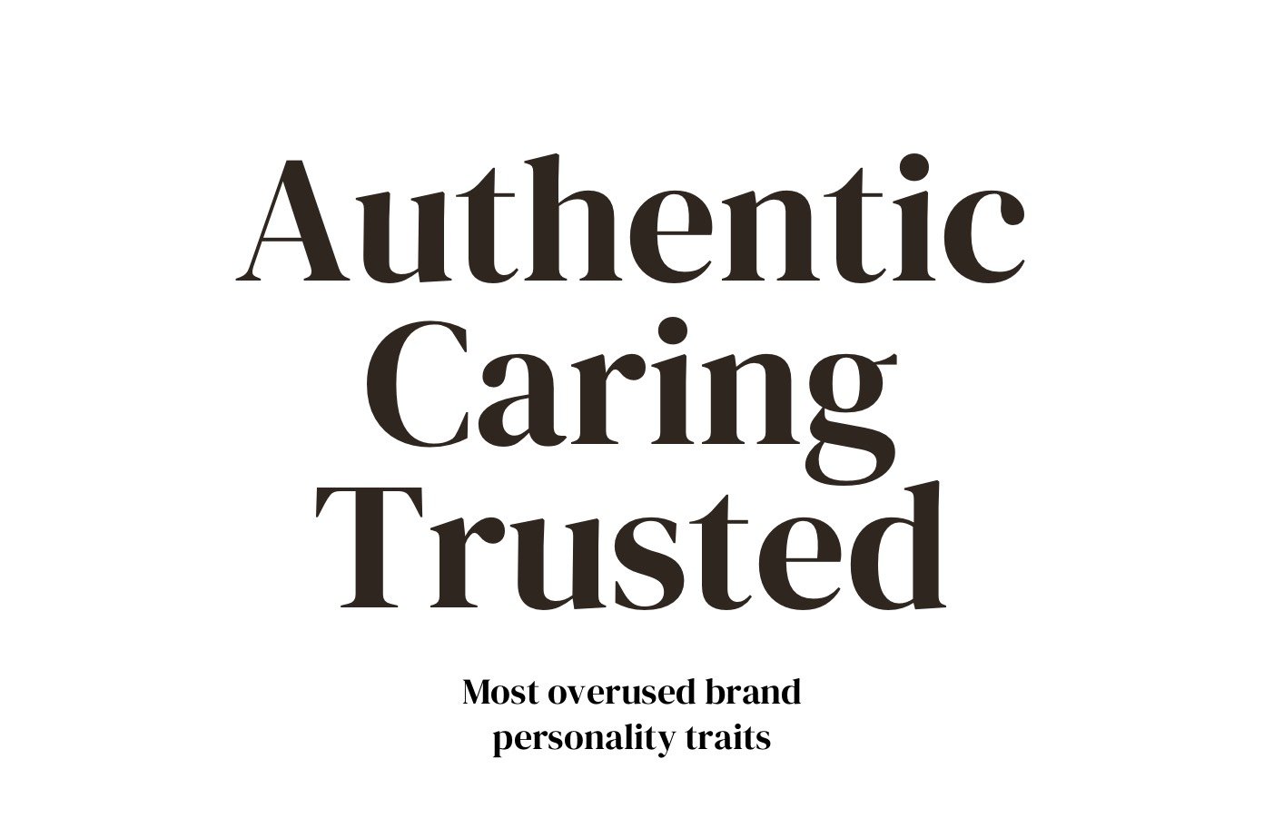 Brand personality traits - Human Brands & Imperfection - Better Known