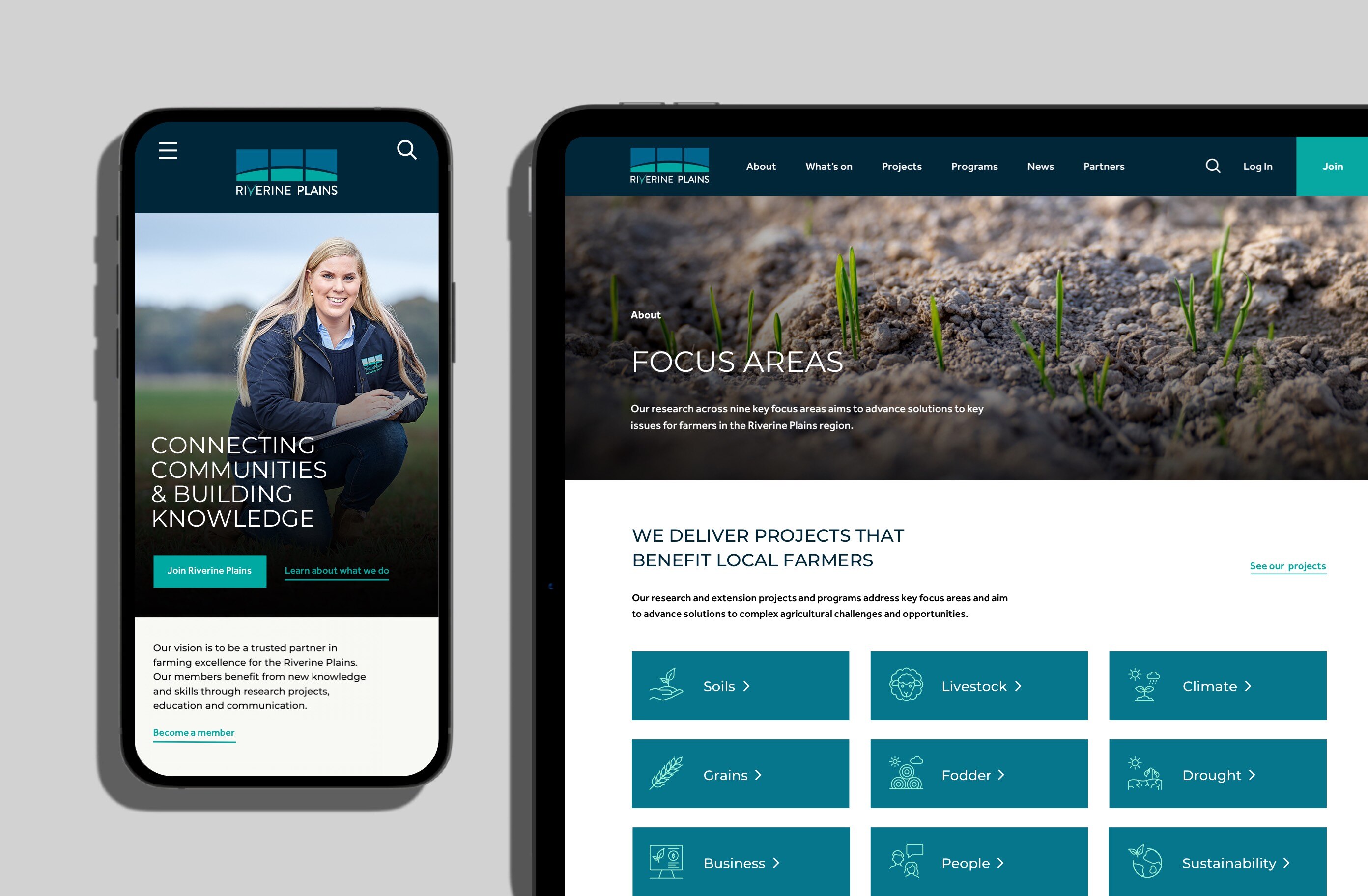 Website design – Riverine Plains