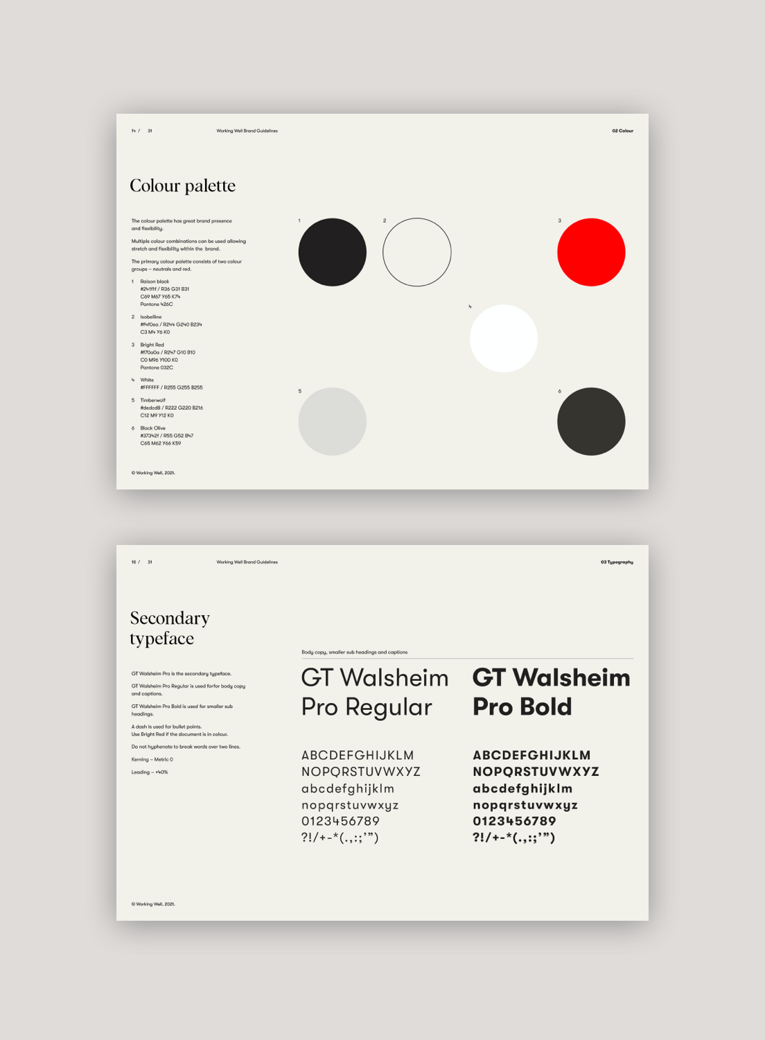 Brand styleguide – Working Well